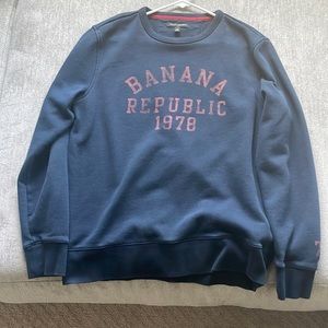 Navy Banana Republic 1978 Crewneck M